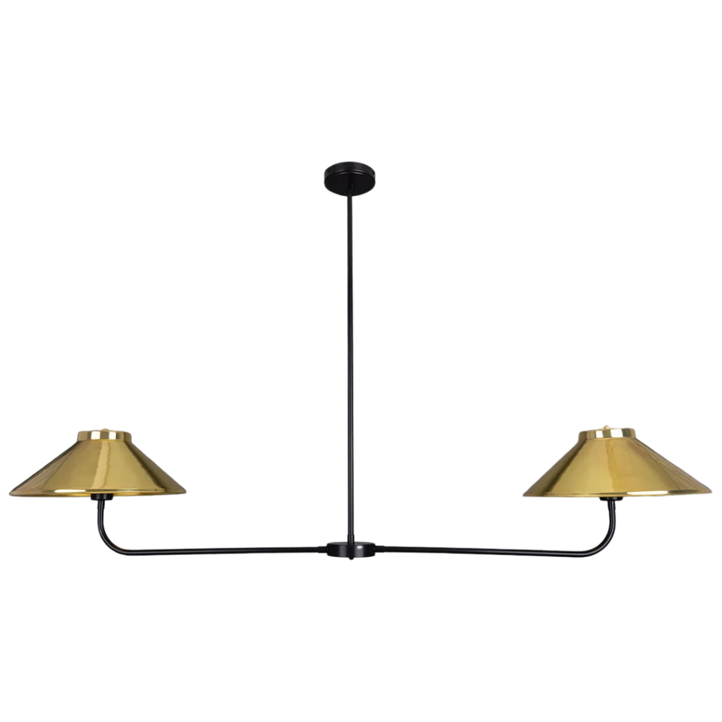 Princeton Modern Brass Island Chandelier - Light House Co.