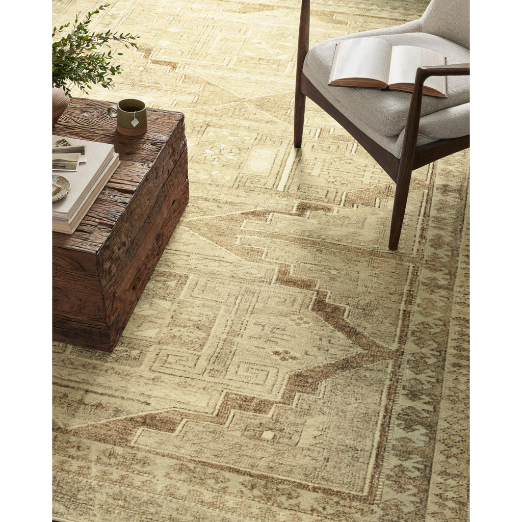 Sinclair Khaki / Tobacco  Rug | Magnolia Home by Joanna Gaines x Loloi - Light House Co.