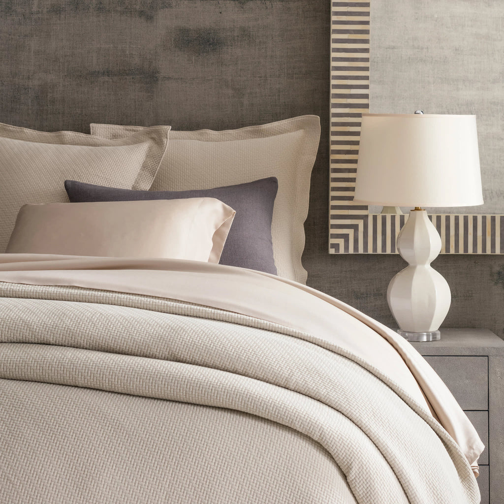 Interlaken Sand Matelasse Coverlet | Bedding | Annie Selke - Light House Co.