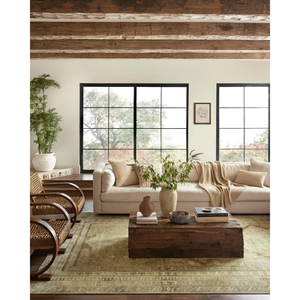 Sinclair Khaki / Tobacco  Rug | Magnolia Home by Joanna Gaines x Loloi - Light House Co.