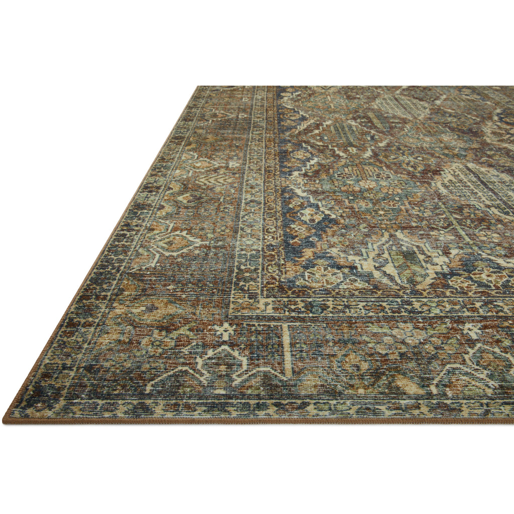 Banks Spice / Blue  Rug | Magnolia Home by Joanna Gaines x Loloi - Light House Co.