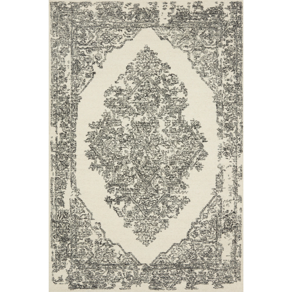 Annie White / Black  Rug | Magnolia Home by Joanna Gaines x Loloi - Light House Co.