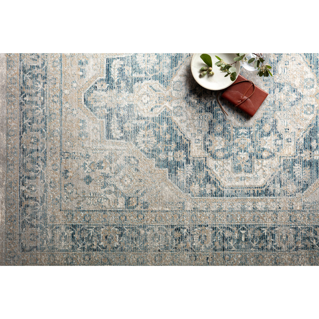 Elise Neutral / Blue  Rug | Magnolia Home by Joanna Gaines x Loloi - Light House Co.