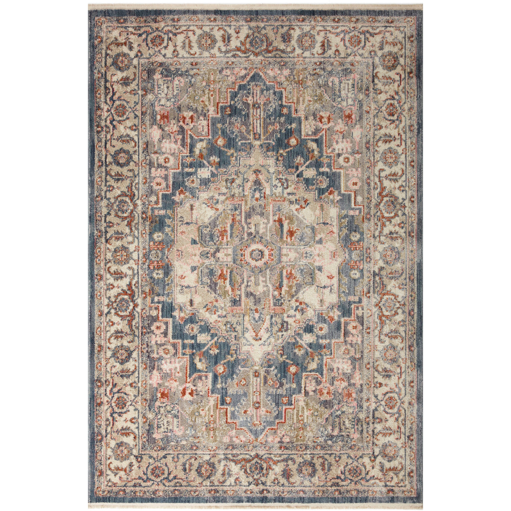 Janey Indigo / Multi  Rug | Magnolia Home by Joanna Gaines x Loloi - Light House Co.