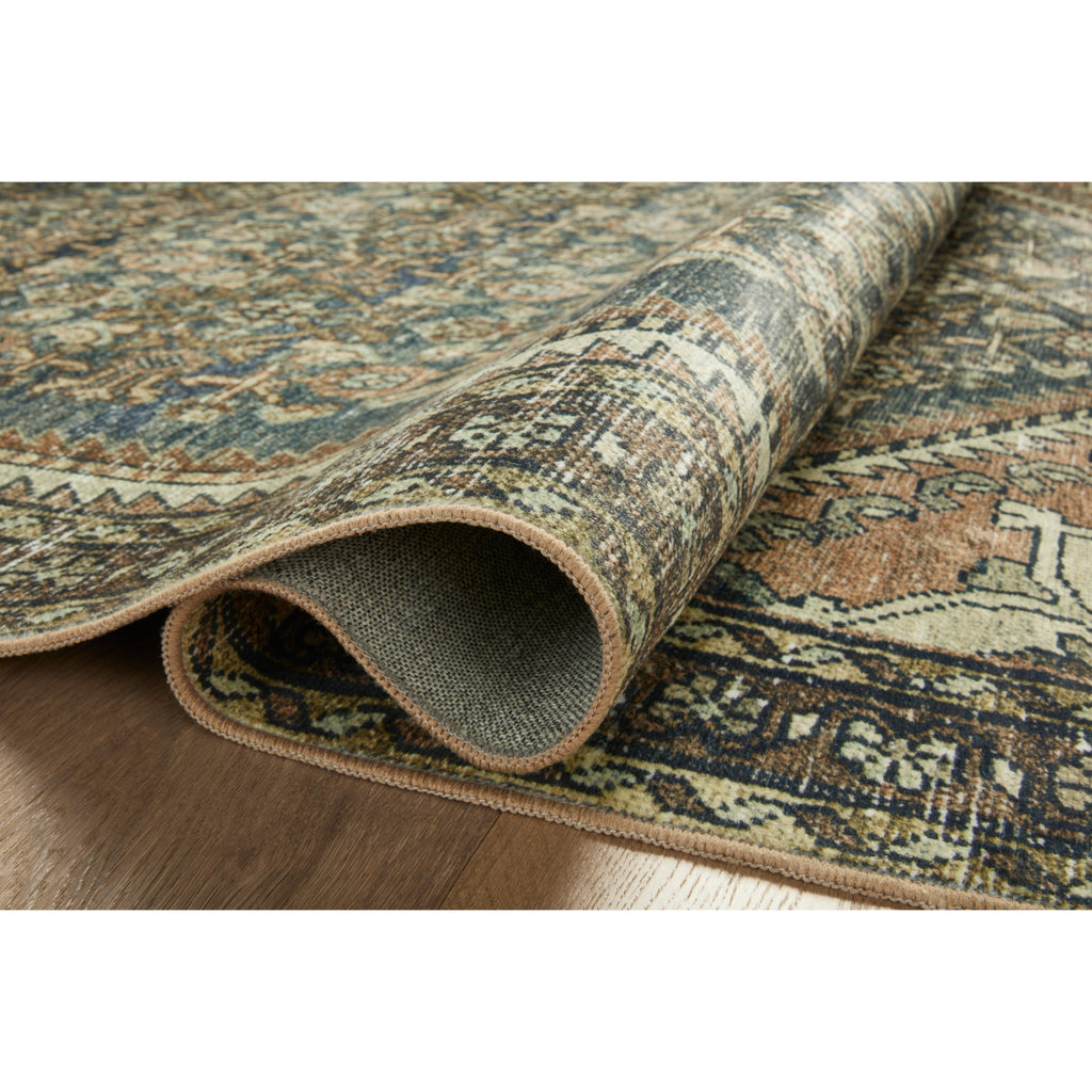 Banks Denim / Clay  Rug | Magnolia Home by Joanna Gaines x Loloi - Light House Co.
