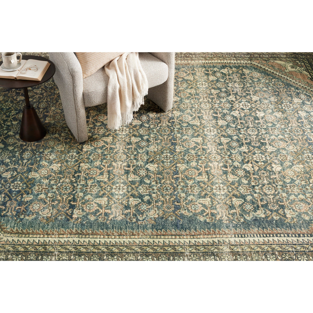 Banks Denim / Clay  Rug | Magnolia Home by Joanna Gaines x Loloi - Light House Co.