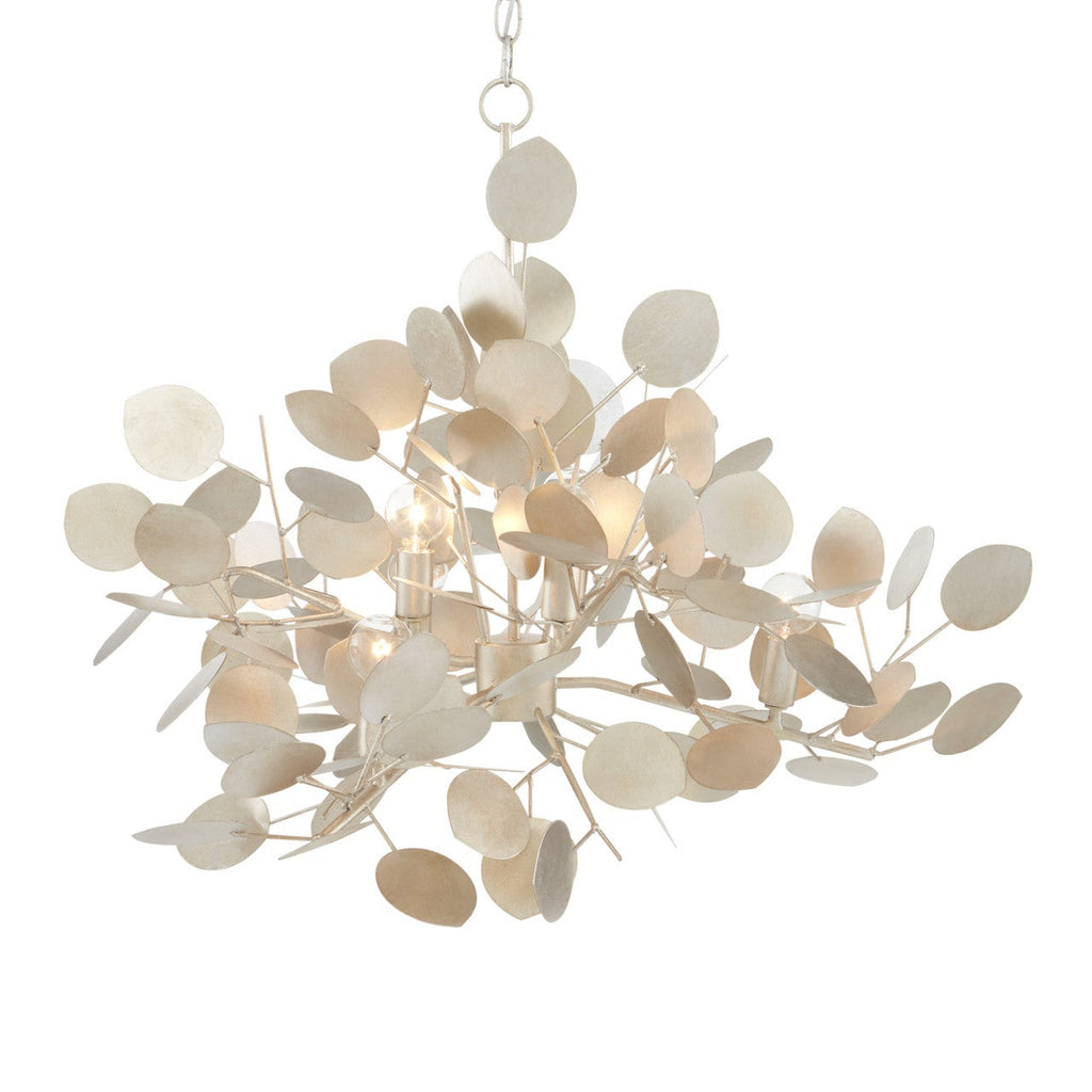 Lunaria Silver Chandelier |  | Currey & Company - Light House Co.