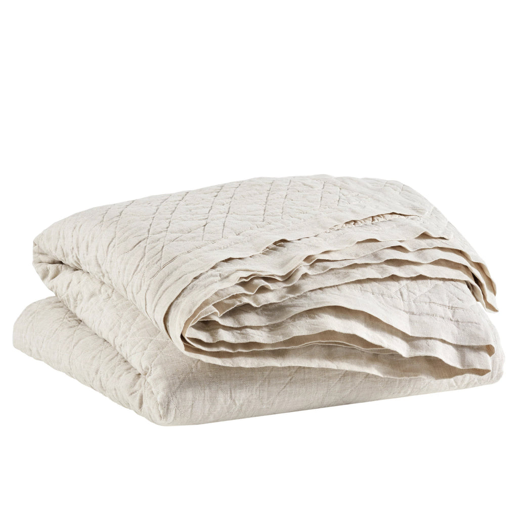 Washed Linen Quilt | Natural | Bedding | Annie Selke - Light House Co.