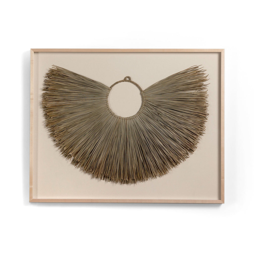 Beda Framed Sea Grass Object - Light House Co.