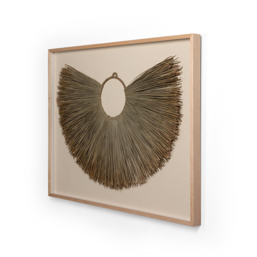 Beda Framed Sea Grass Object - Light House Co.