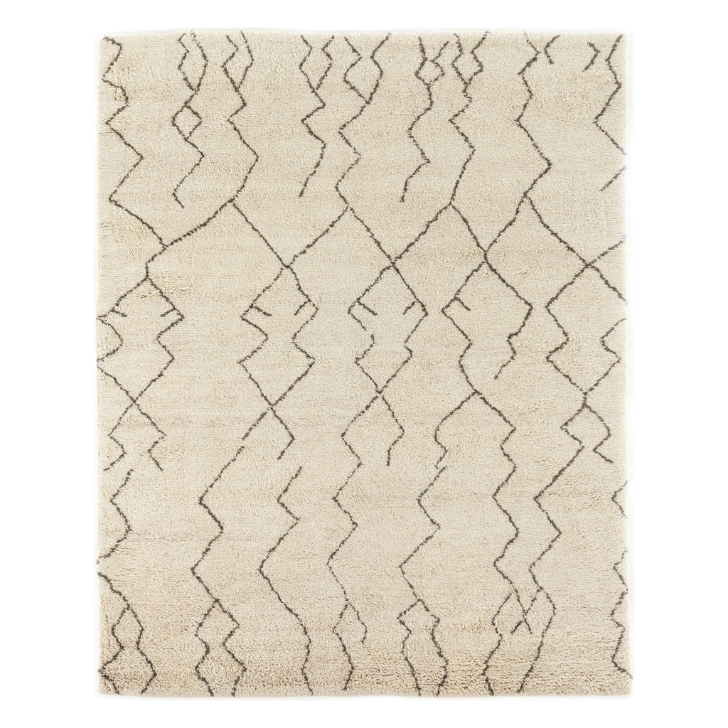 Taza Moroccan Hand Knotted Rug - Light House Co.