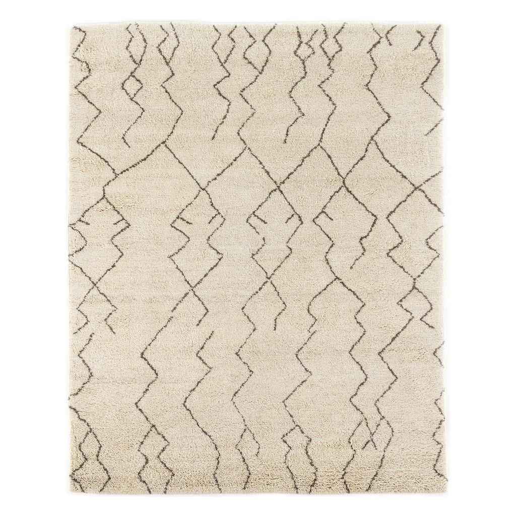 Taza Moroccan Hand Knotted Rug - Light House Co.