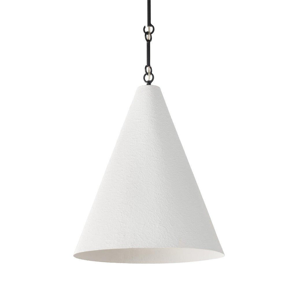 Grazia Pendant -Matte White Plaster | Open Box - Light House Co.