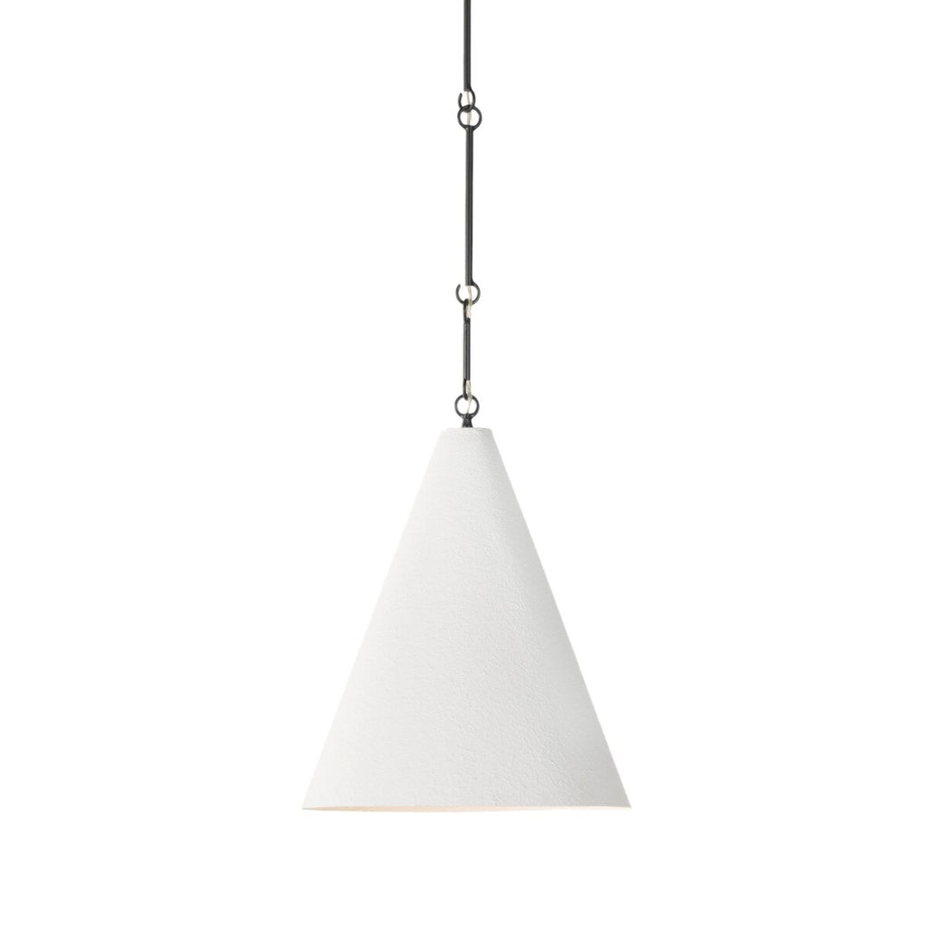 Grazia Pendant -Matte White Plaster | Open Box - Light House Co.