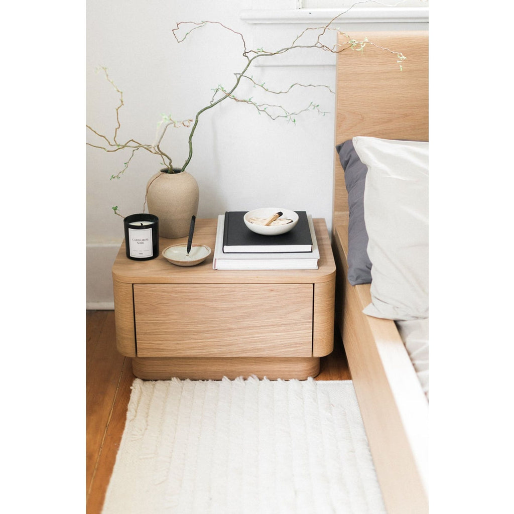 Small Round Off Night Stand - Light House Co.