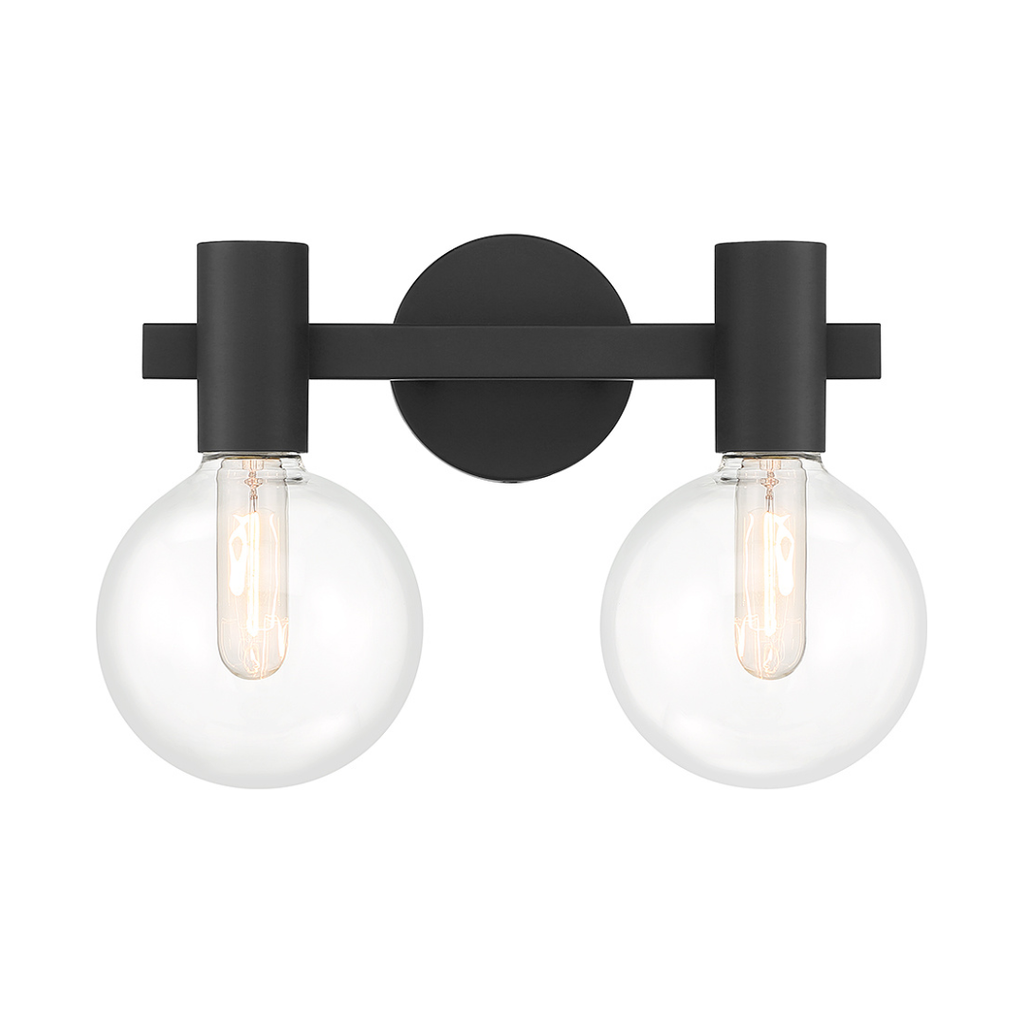 Wright 2-Light Bathroom Vanity Light - Light House Co.