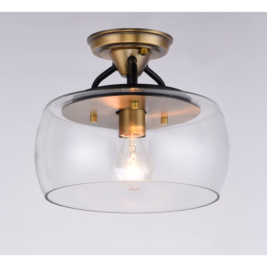 Goblet 1-Light Semi Flush Mount - Light House Co.