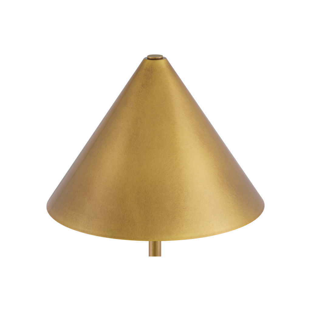 Journey Green & Brass Cordless Table Lamp - Light House Co.