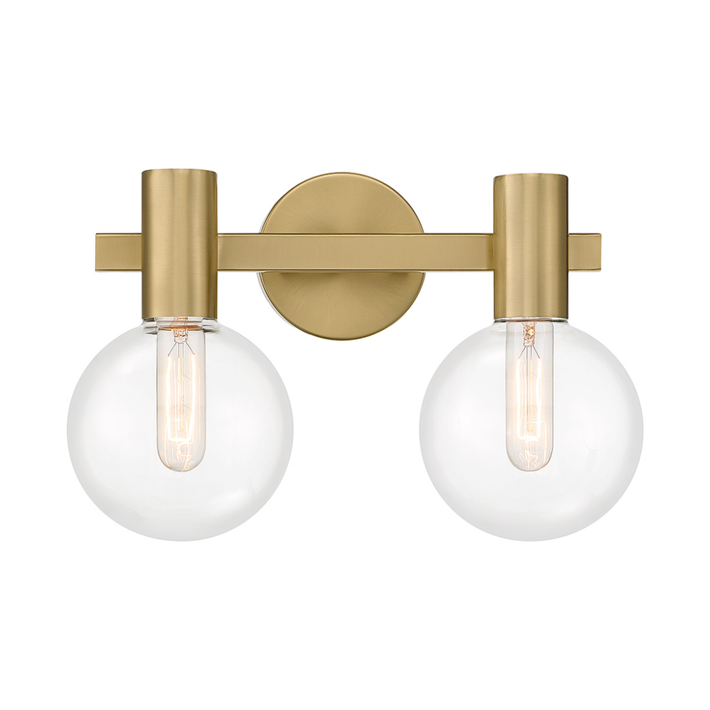 Wright 2-Light Bathroom Vanity Light - Light House Co.
