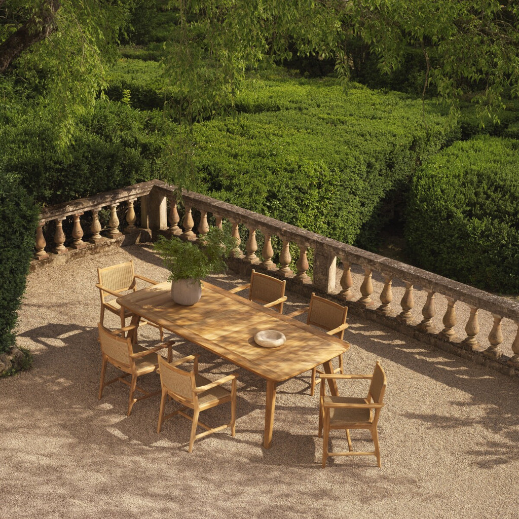 Pivetti Outdoor Dining Chair with Arm - Light House Co.
