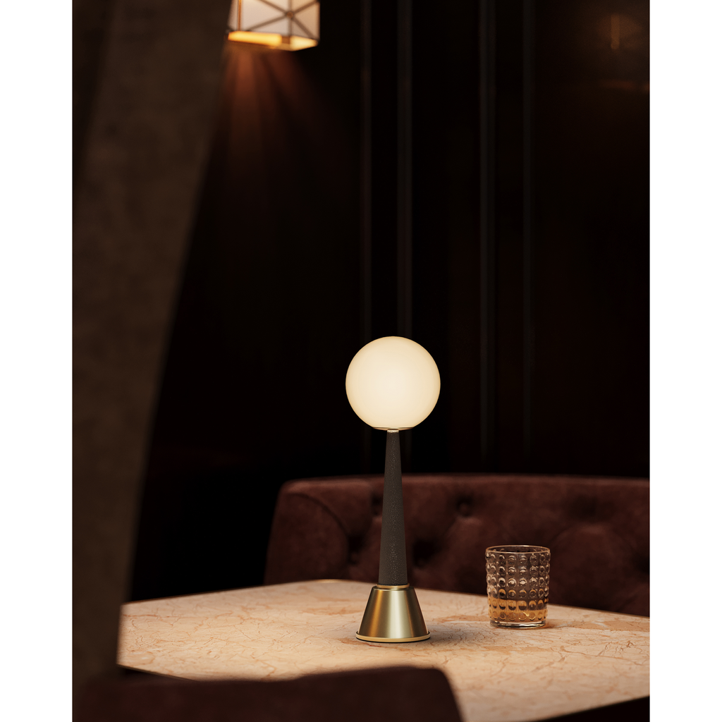 Sortie Brass Cordless Table Lamp - Light House Co.