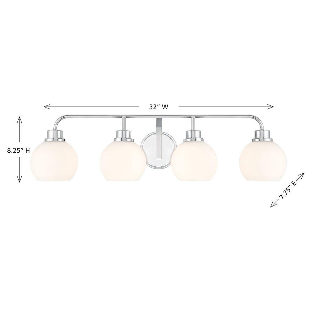 Gleam 4 Light Vanity - Light House Co.