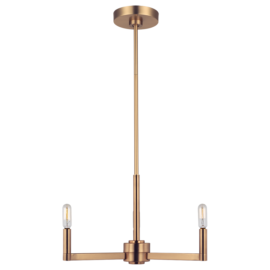 Fullton Three Light Chandelier | Chandeliers | Visual Comfort Studio - Light House Co.