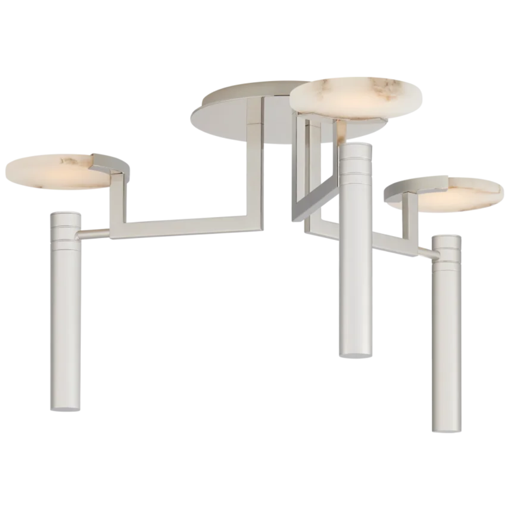 Melange Large Floating Disc Semi-Flush Chandelier - Light House Co.
