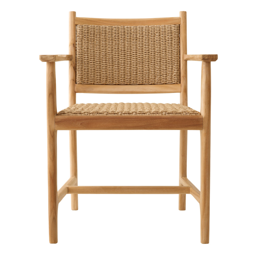 Pivetti Outdoor Dining Chair with Arm - Light House Co.