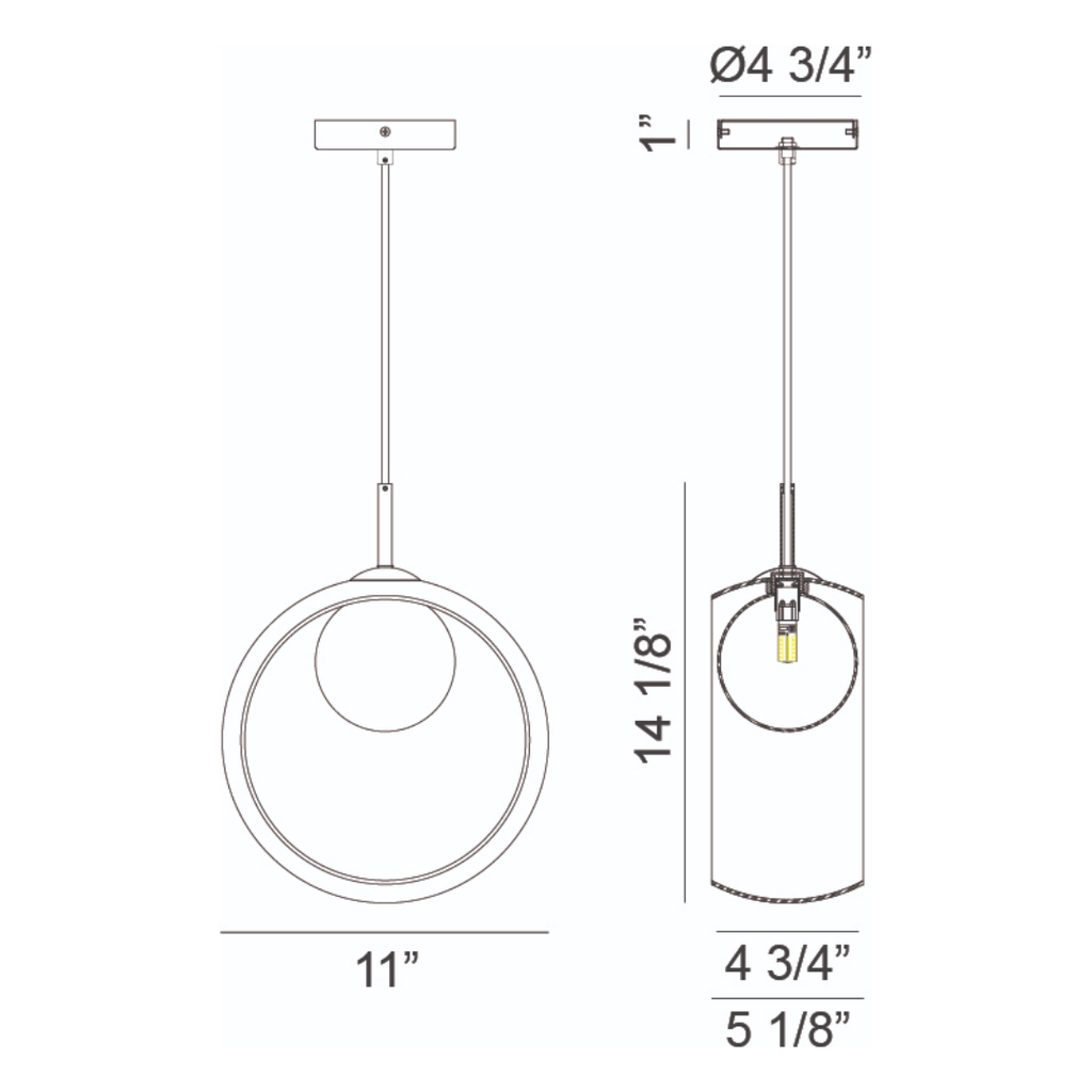 Delcia Pendant - Light House Co.