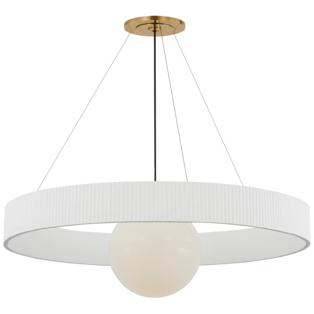 Arena 42" Ring and Globe Chandelier - Light House Co.
