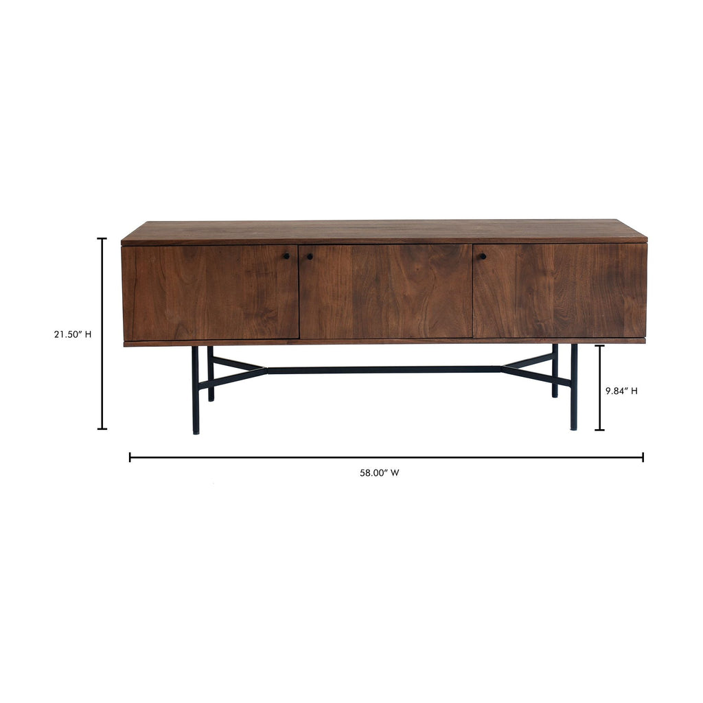 Beck Brown Media Cabinet - Light House Co.