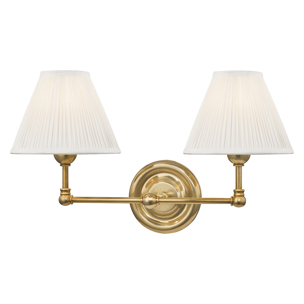 Classica Twin Silk Wall Sconce | Mark D. Sikes x Hudson Valley Lighting - Light House Co.