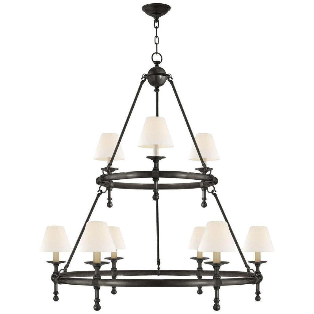 Classic 2-Tier Ring Chandelier - Light House Co.