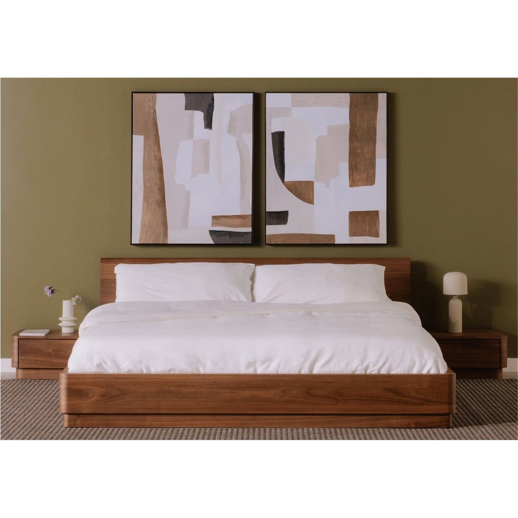 Small Round Off Night Stand - Light House Co.