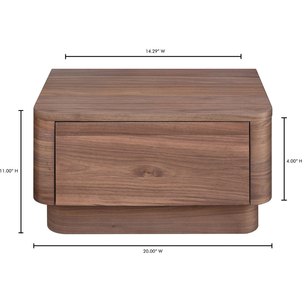 Small Round Off Night Stand - Light House Co.