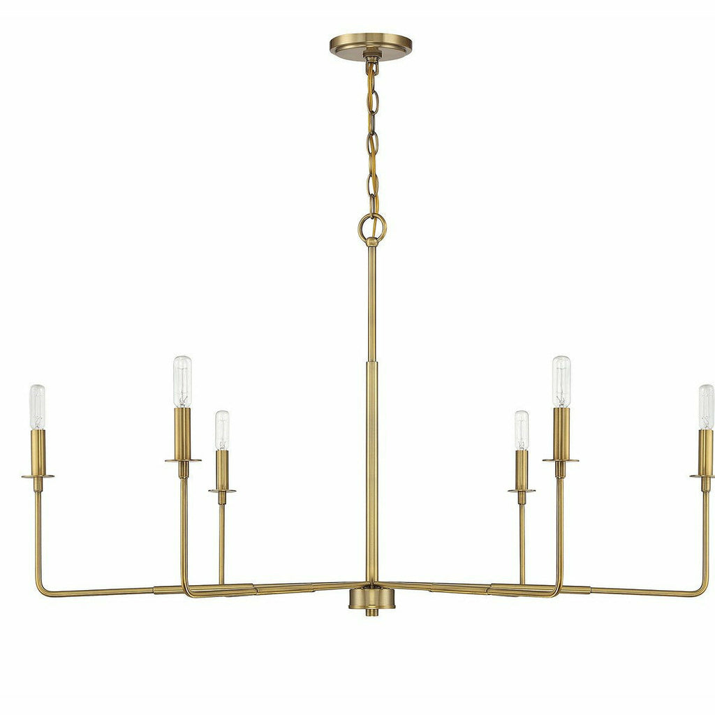 Salerno Chandelier | Chandeliers | Savoy House - Light House Co.