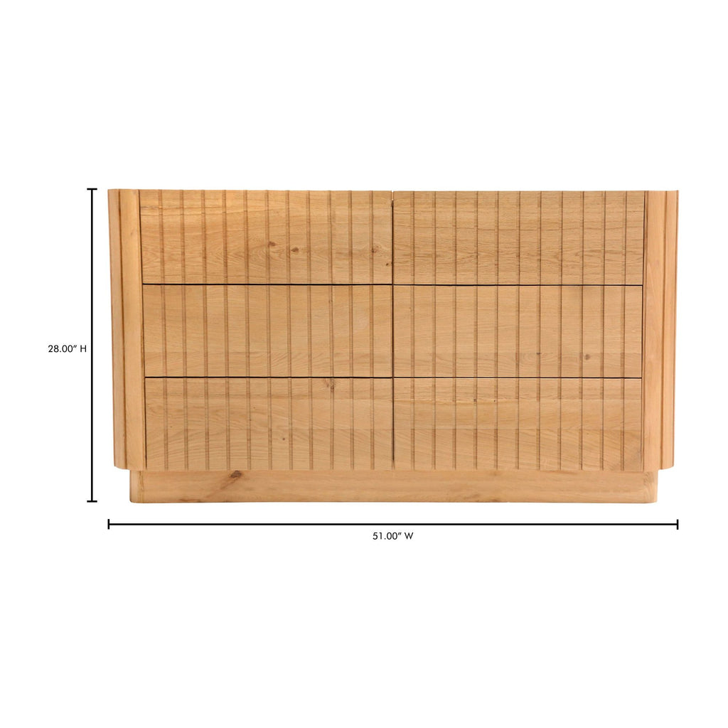 Povera 6 Drawer Dresser - Light House Co.