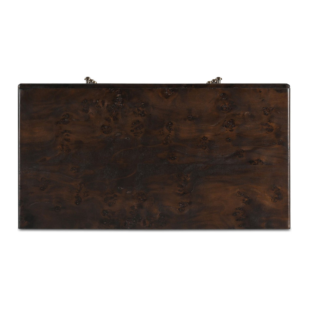 York Dark Brown 3 Drawer Nightstand - Light House Co.
