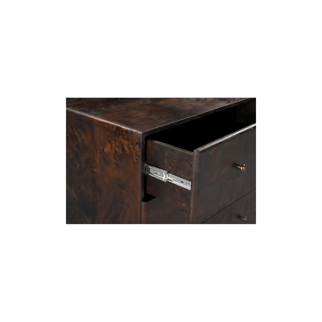 York Dark Brown 6 Drawer Dresser - Light House Co.