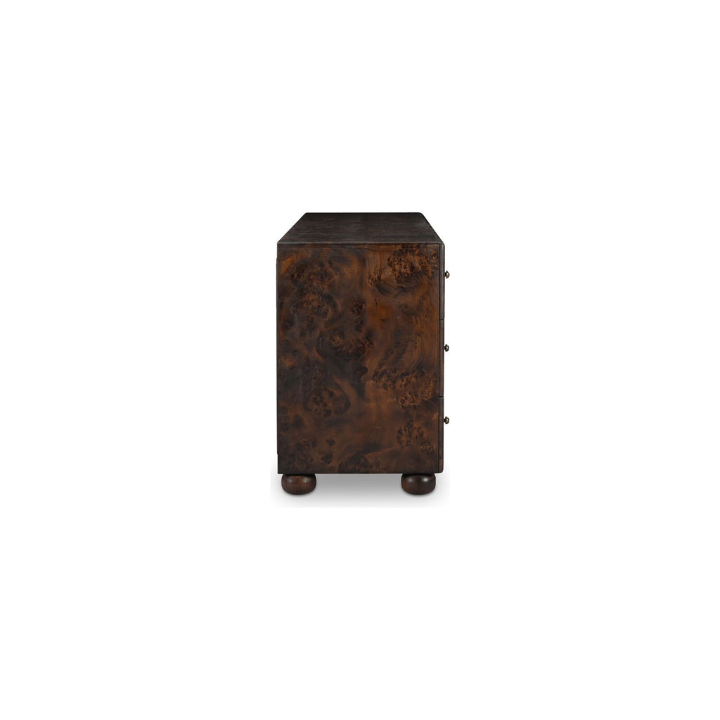 York Dark Brown 6 Drawer Dresser - Light House Co.