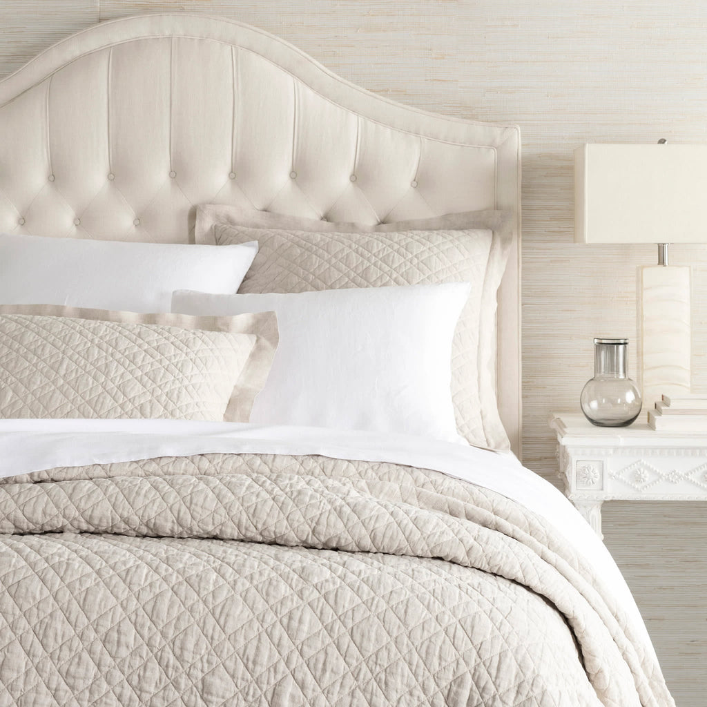 Washed Linen Quilt | Natural | Bedding | Annie Selke - Light House Co.