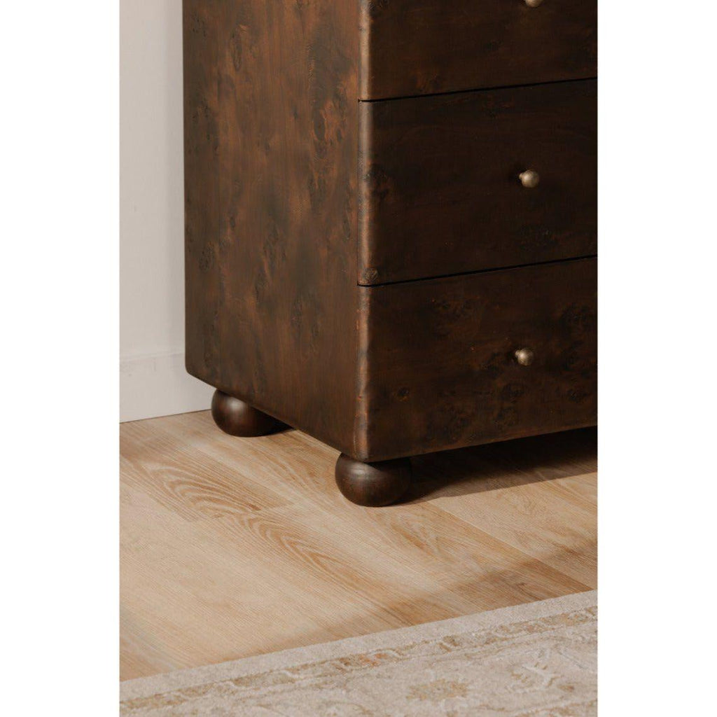 York Dark Brown 6 Drawer Dresser - Light House Co.