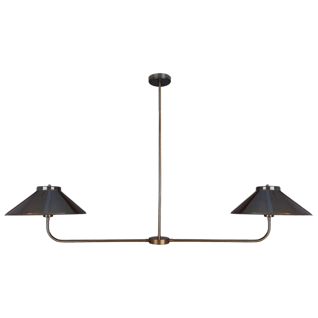 Princeton Modern Brass Island Chandelier - Light House Co.