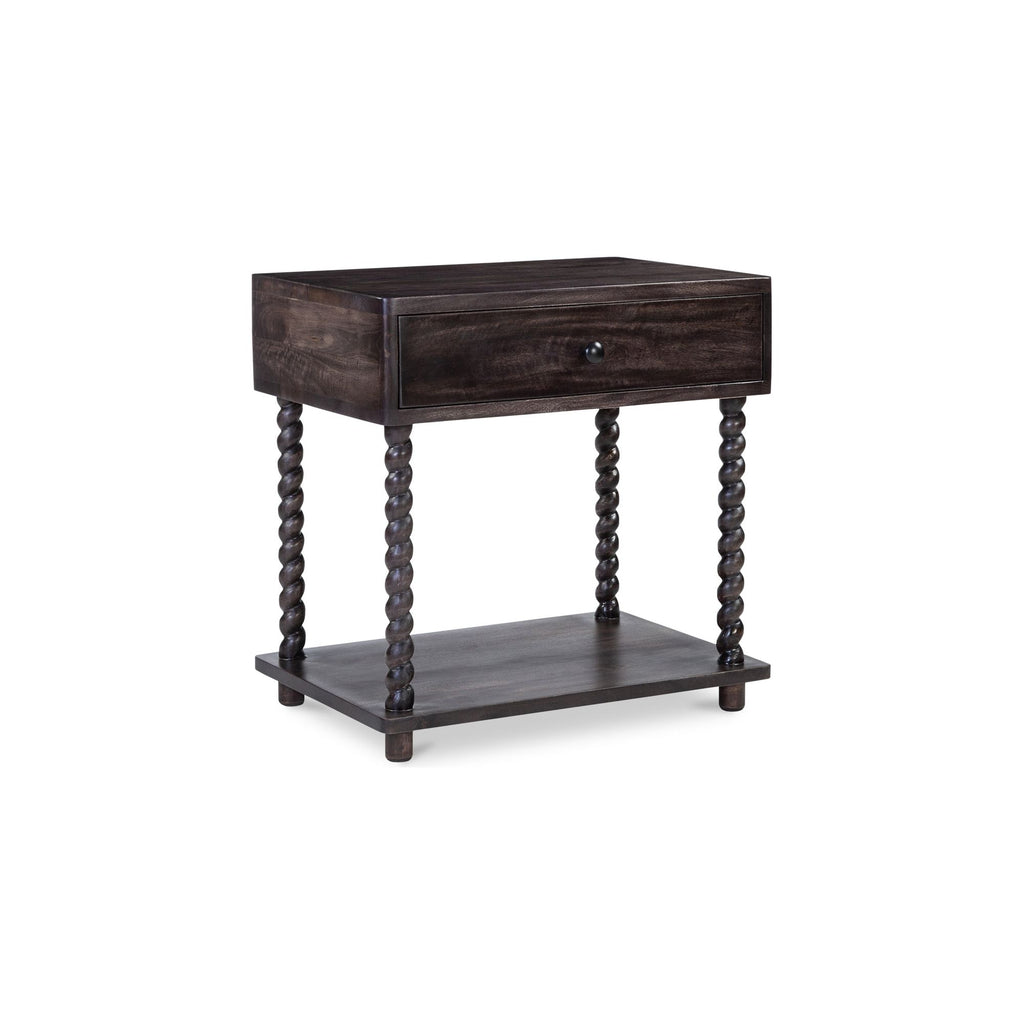 Tabitha Dark Brown Nightstand - Light House Co.