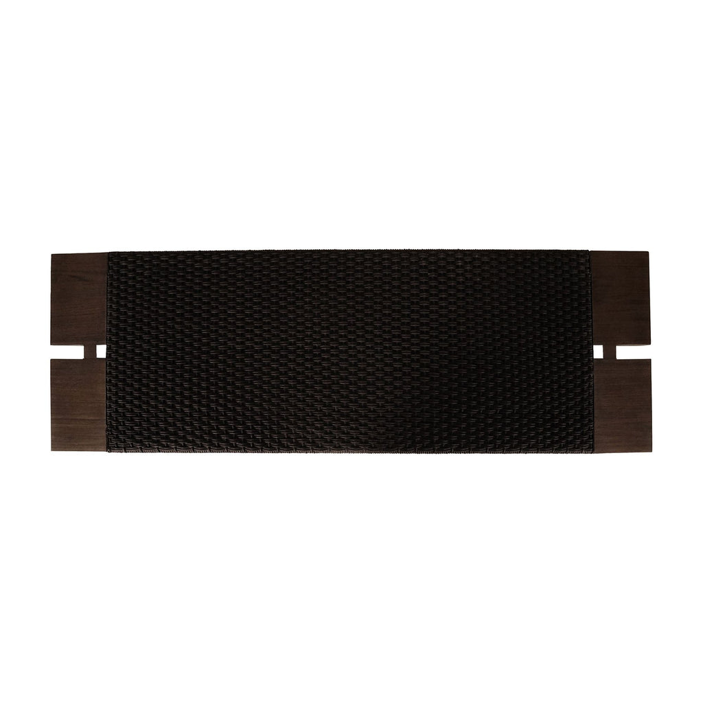 Merritt Outdoor Bench Dark Brown | Outdoor Benches | Moe's - Light House Co.