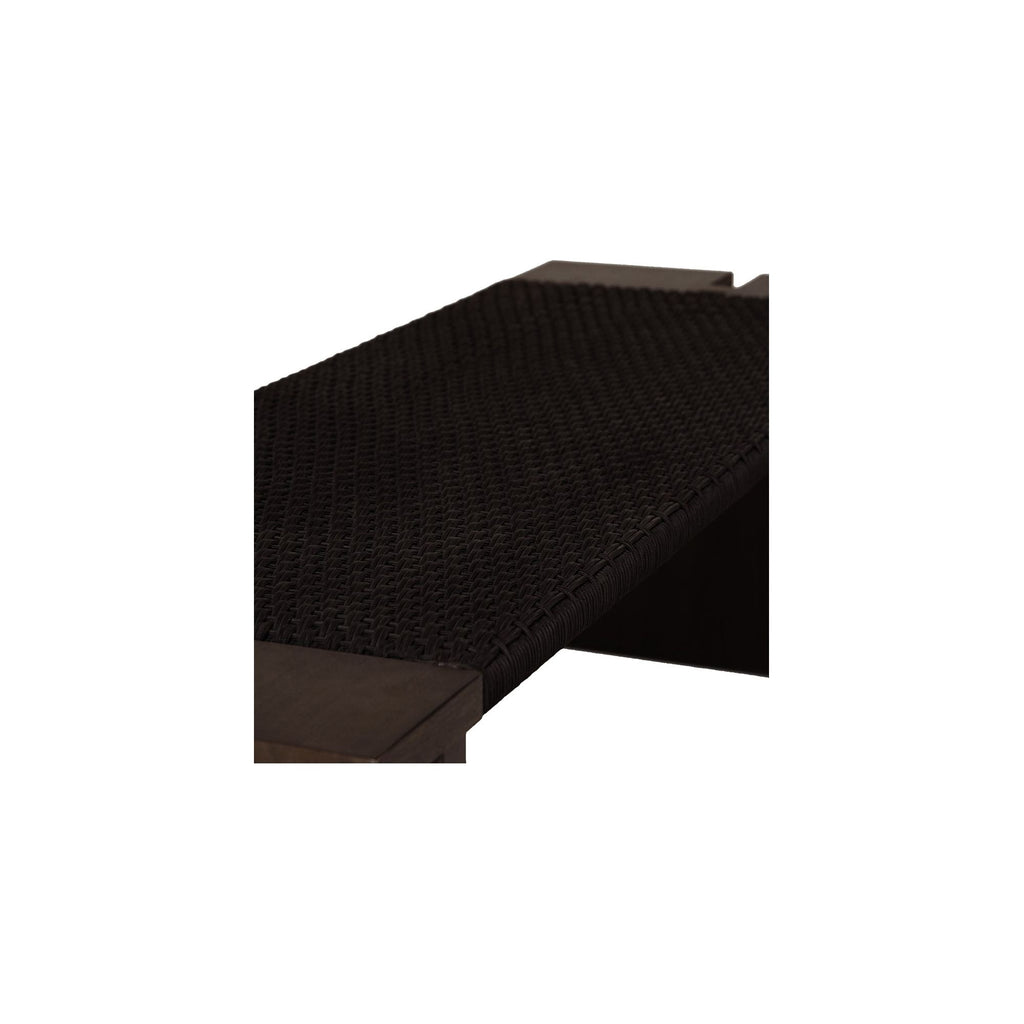 Merritt Outdoor Bench Dark Brown | Outdoor Benches | Moe's - Light House Co.