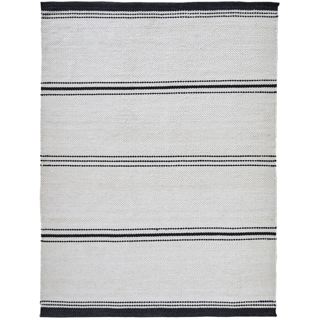 Alice Ivory & Black Rug - Light House Co.
