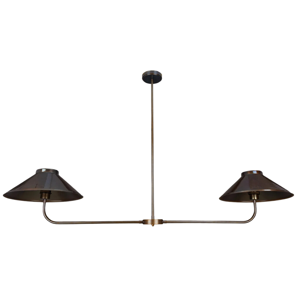 Princeton Modern Brass Island Chandelier - Light House Co.