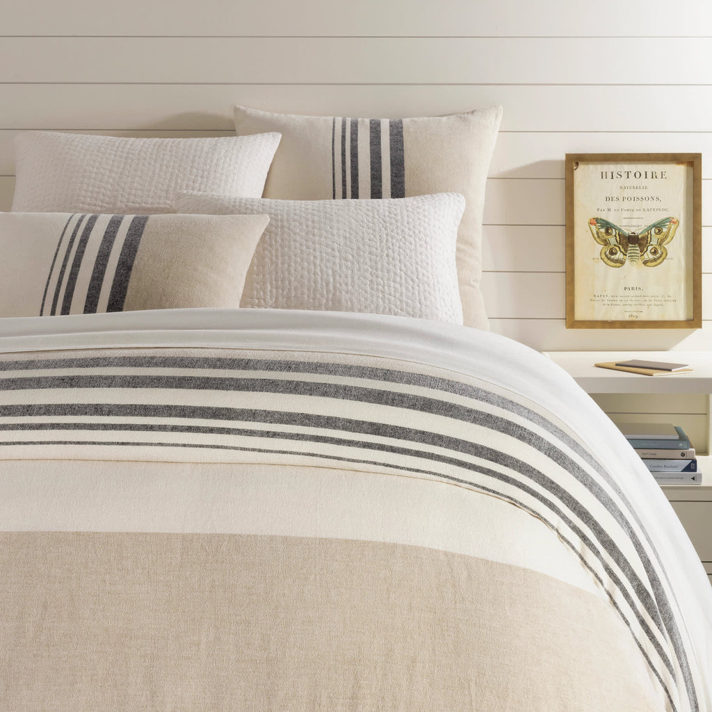 Linen Chenille Stripe Duvet Cover | Bedding | Annie Selke - Light House Co.